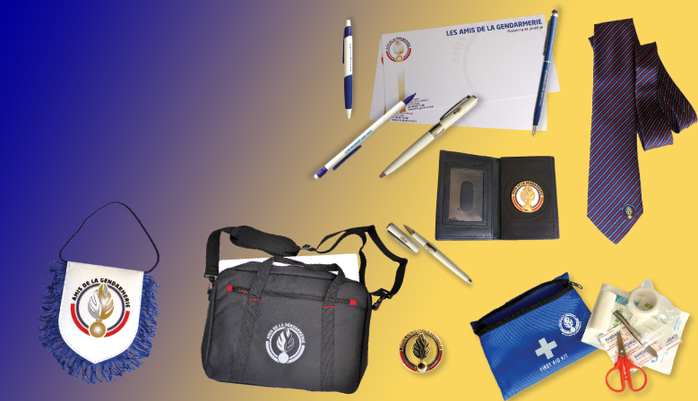 Achetez des objets à l'image de l'Association